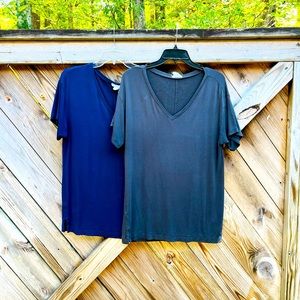 Loft Lounge Shirts (Grey & Navy Blue)